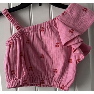 Girls Finding Foxtale Very Cherry Top Size 5